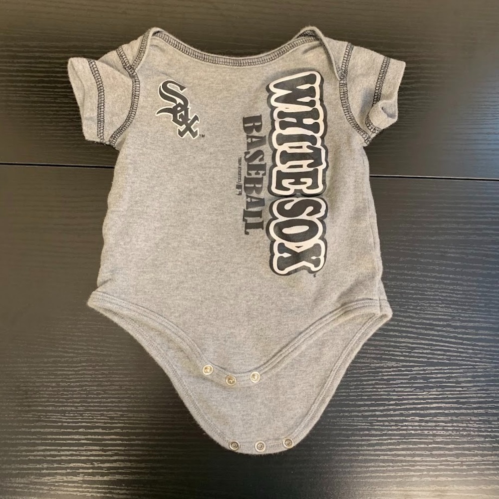 Chicago White Sox MLB One Piece Bodysuit Baby 3/6 Months
